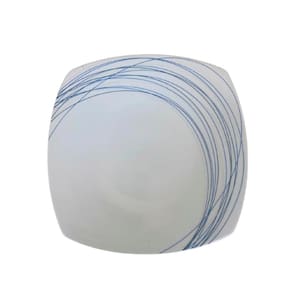 Prato Quadrado Mesa Posta Porcelana 26X26Cm Italiana Bugatti