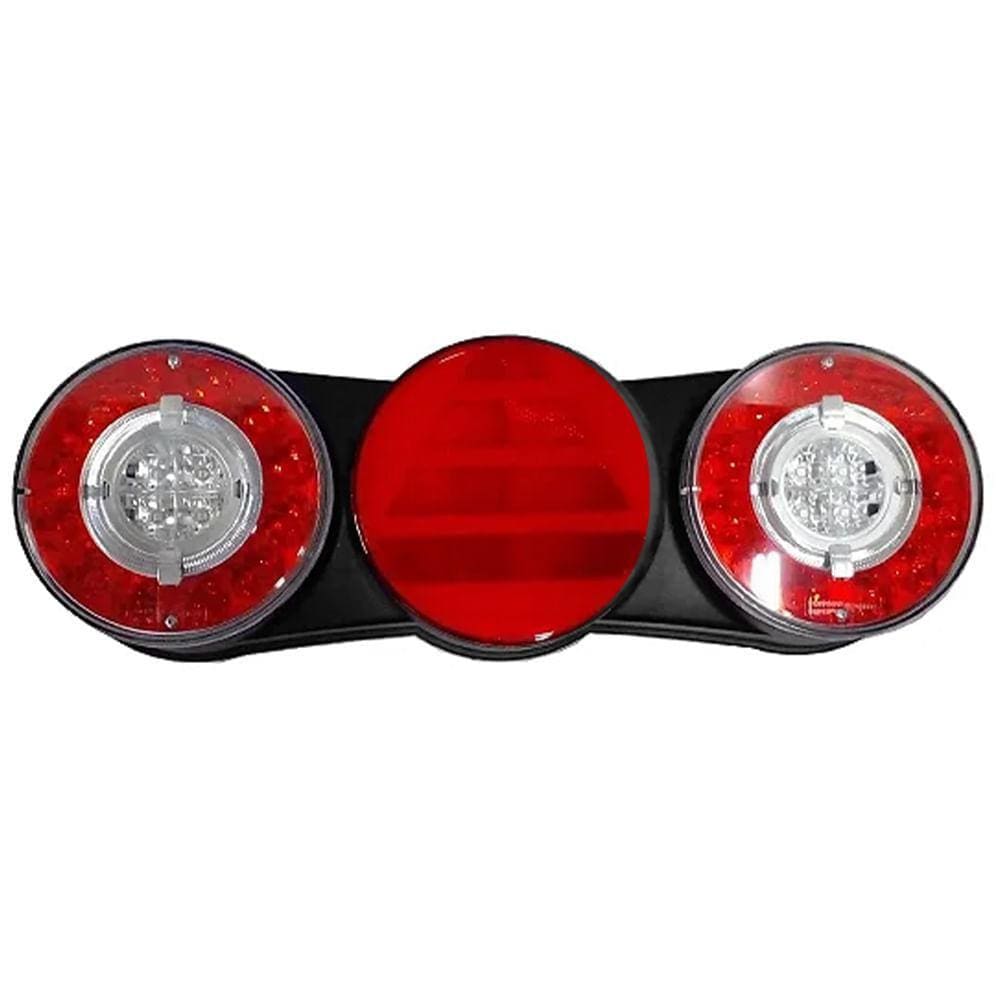 Lanterna Traseira Passageiro Braspoint IV LED 24V Vermelha