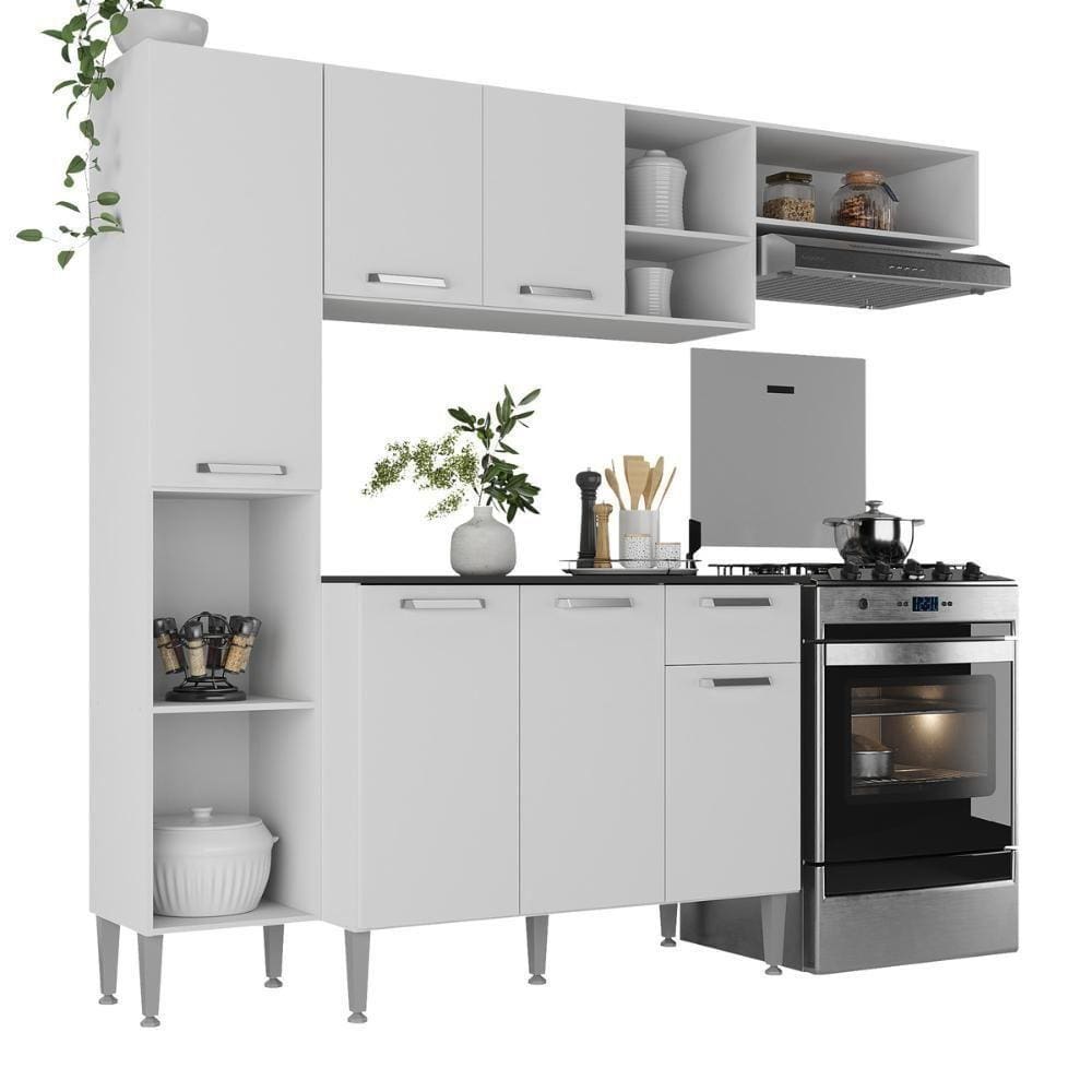 Armário De Cozinha Compacta Smart Multimóveis Mp2220 Branco