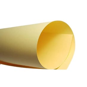 Papel Color Plus 180g – Formato A4 Amarelo Claro Macedônia - 20 folhas