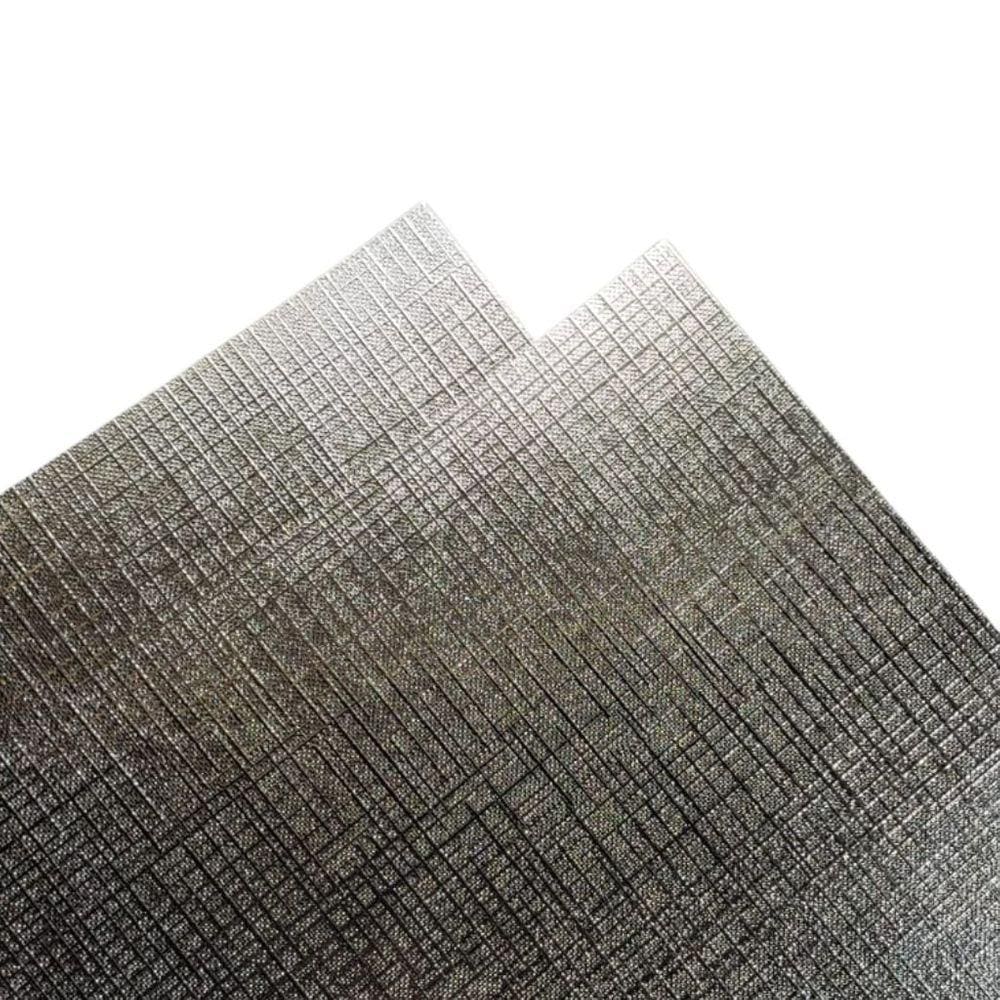 Papel Laminado Telado Pacote com 10 folhas A4 Prata - 250G/m²