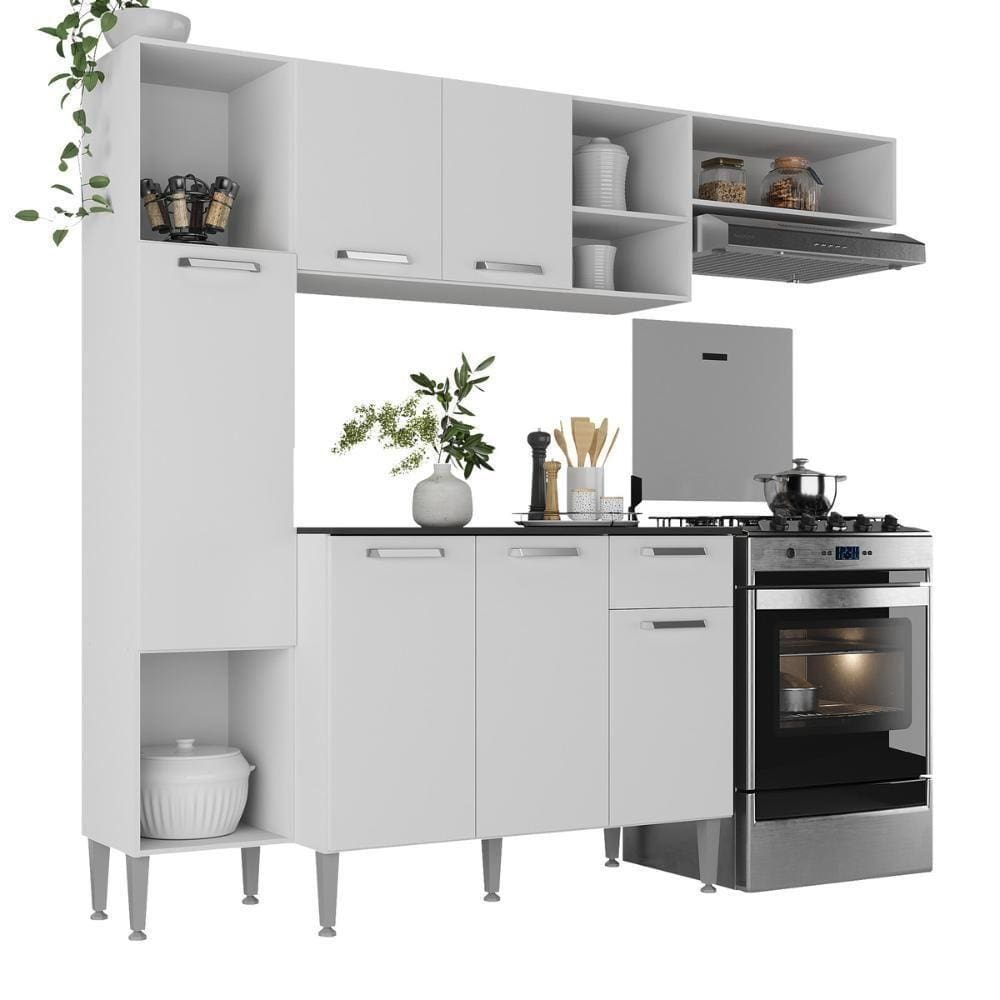 Armário De Cozinha Compacta Smart Multimóveis Mp2219 Branco