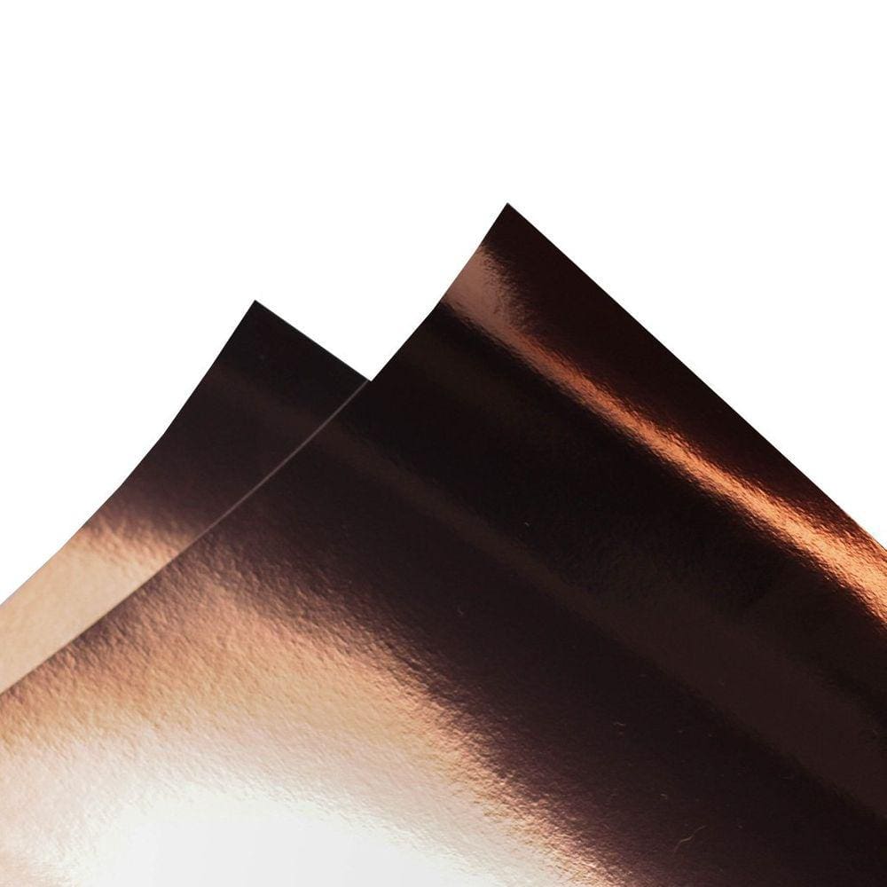 Papel Lamicote Laminado Pacote com 10 folhas A4 Rosê Gold - 250G/m²