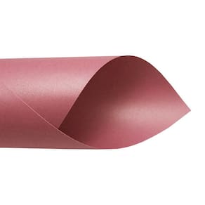 Papel Perolado 180g – Formato A4 Rosa Quartz - 20 folhas