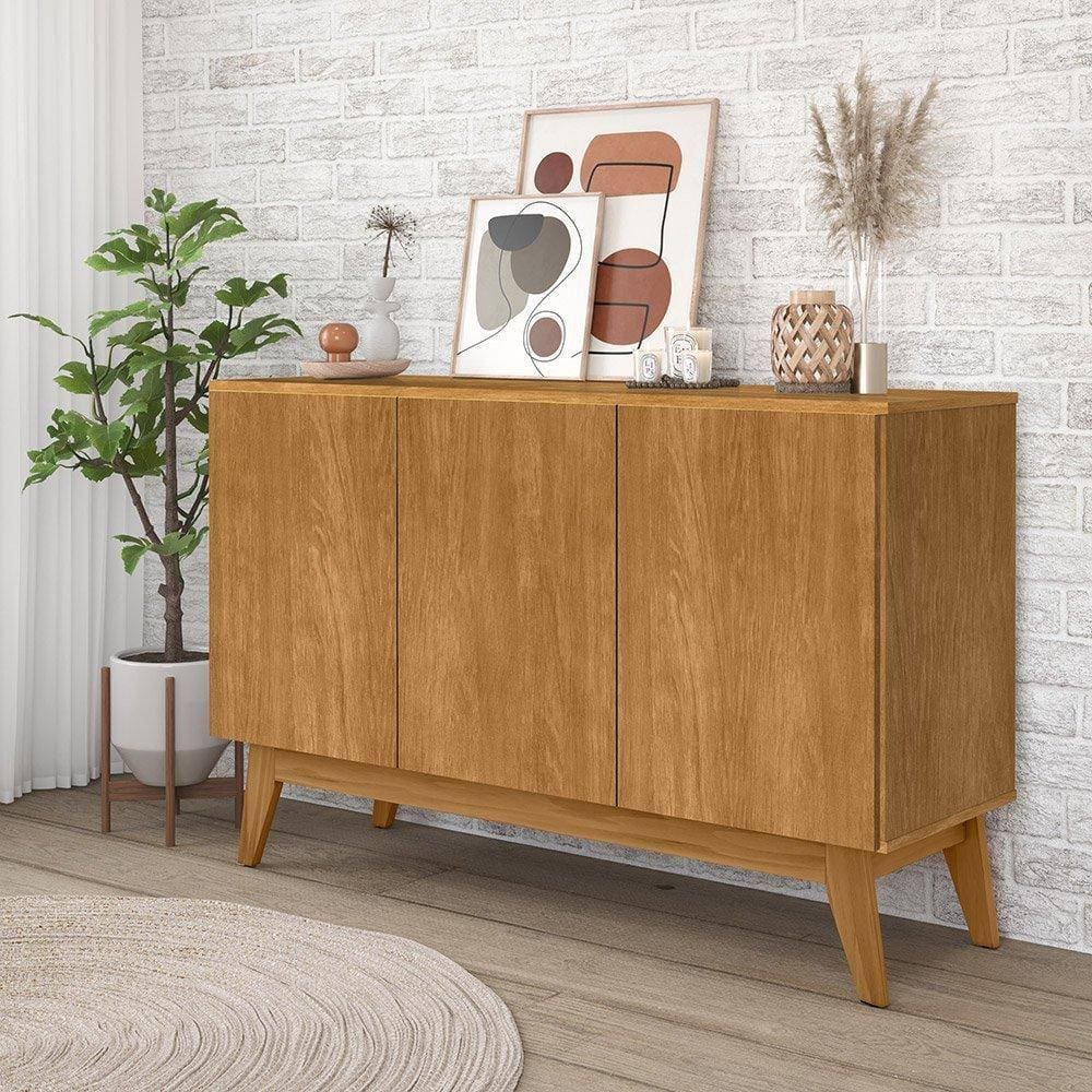 Buffet Ares Lux 3 Portas Nature Tebarrot