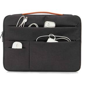 Case Para Notebook 15.6" Anti-Impacto Com Bolsos e Alça - Preto , GT 43231