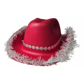 Chapéu Infantil Vermelho Adulto Country Boiadera Ana Castela
