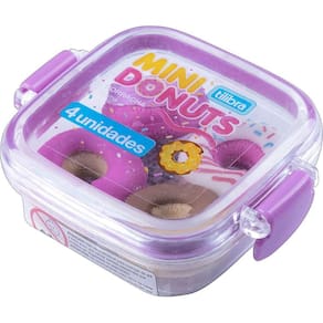 Borracha Tilibra - Lancheira com 4 Donuts