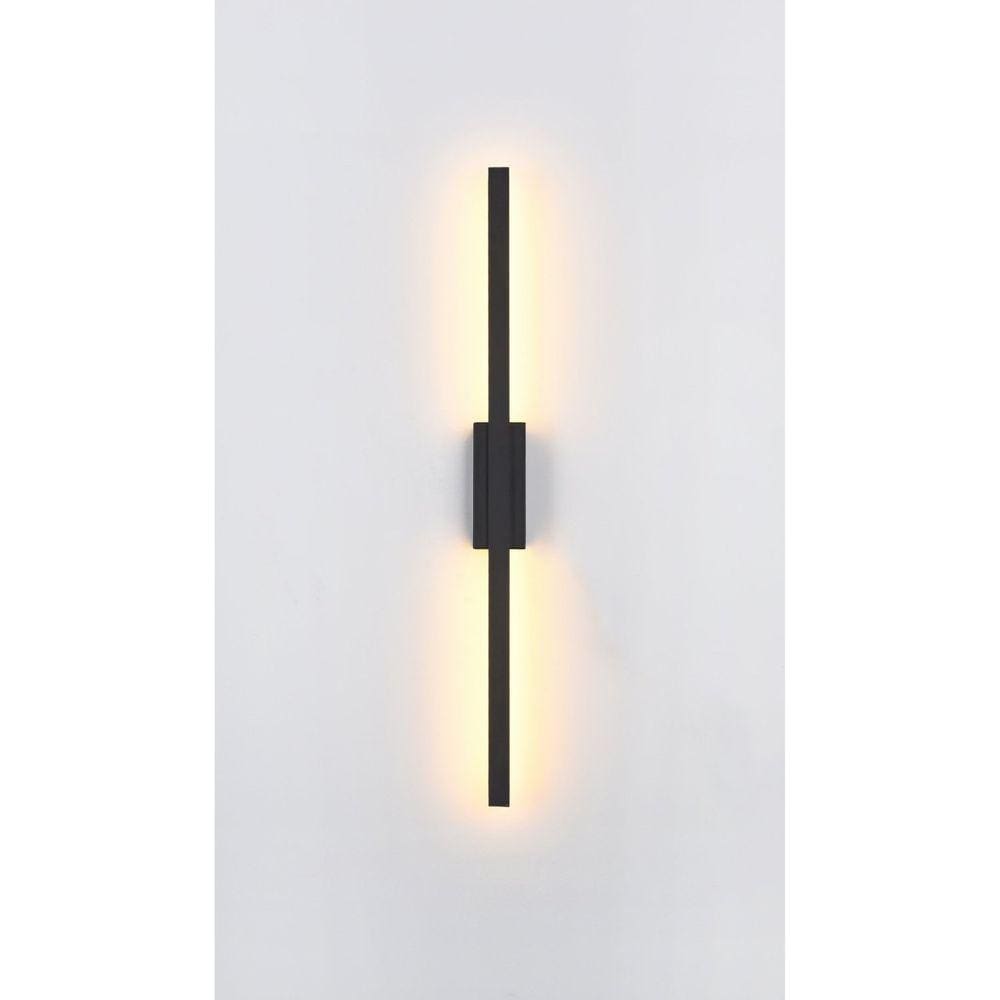 Arandela Tec l2cm c60cm acm 1xled Integrado 10w 3000k 620lm Ip20 Preto