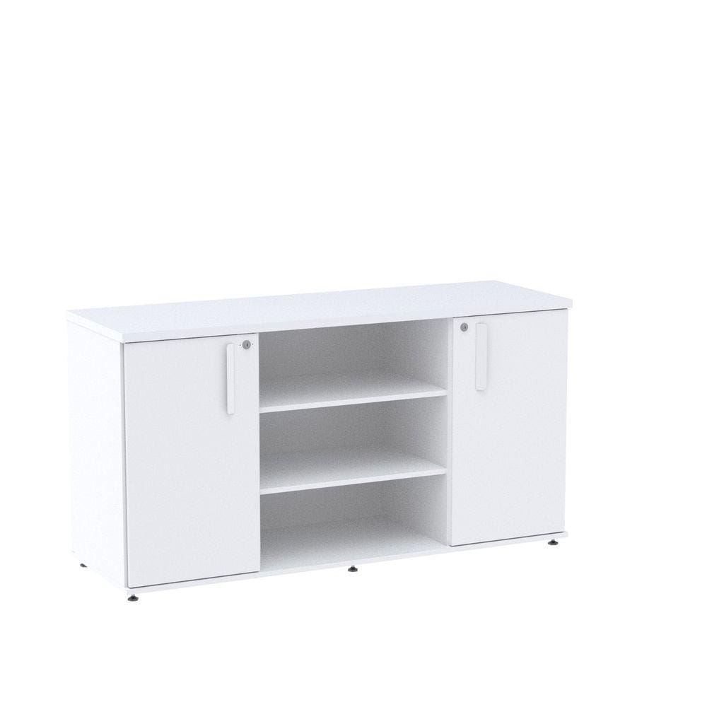 Armário Credenza 02 Portas Pivotante Credc1400 Branco