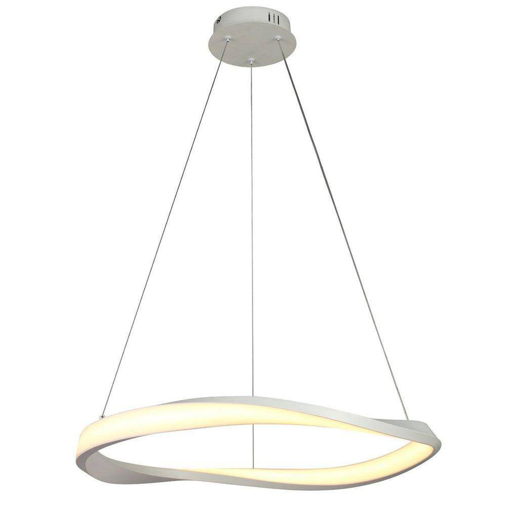 Pendente Mobius 1xled 24w Branco