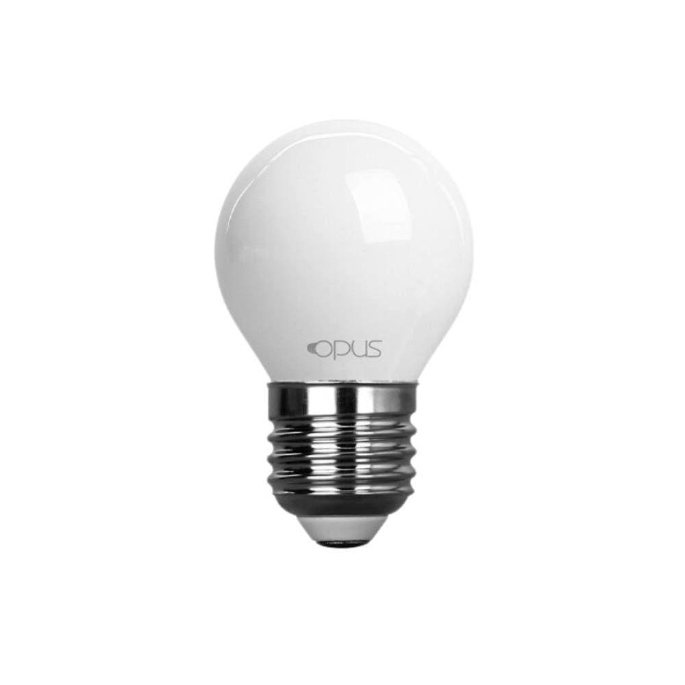 Lâmpada Led Bolinha G45 Leitosa E27 5W 2700K Luz Quente Bivolt Decoração