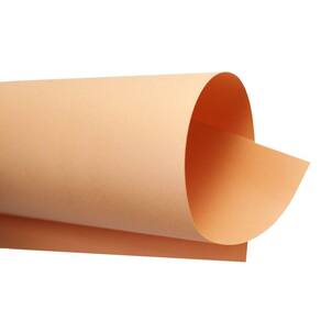 Papel Color Plus 180g – Formato A4 Laranja Claro Madrid - 20 folhas