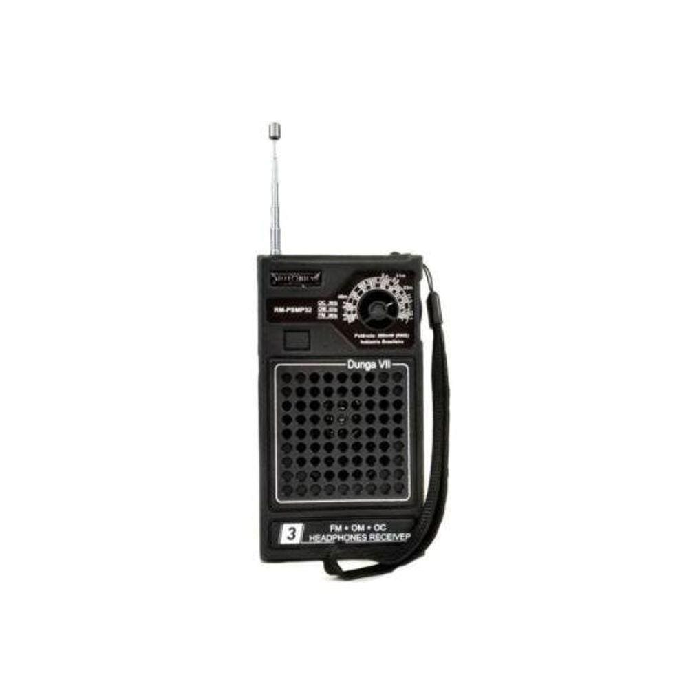 Rádio Portátil Rm-Psmp32 Preto Motobras