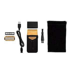 Aparador de Pelos Wahl Travel Shaver | Preto, Carregador USB