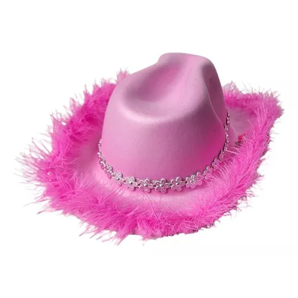 Chapéu Infantil Rosa E Adulto Country Boiadera Ana Castela