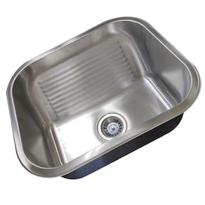 Tanque Lavanderia 30 Litros Aço Inox Esfrega Lava Roupa Lavabo Limpeza Area Externa Varanda