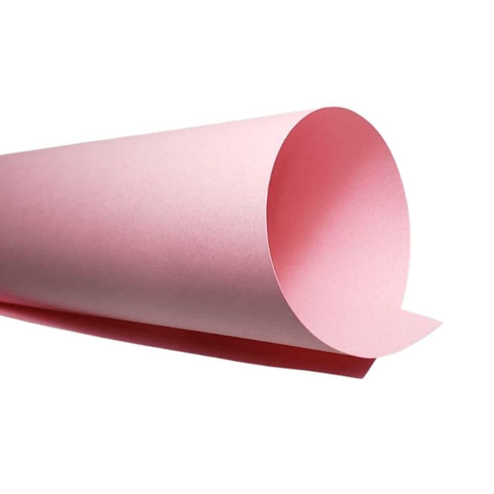Papel Color Plus 180g – Formato A4 Rosa Dinamarca - 20 folhas