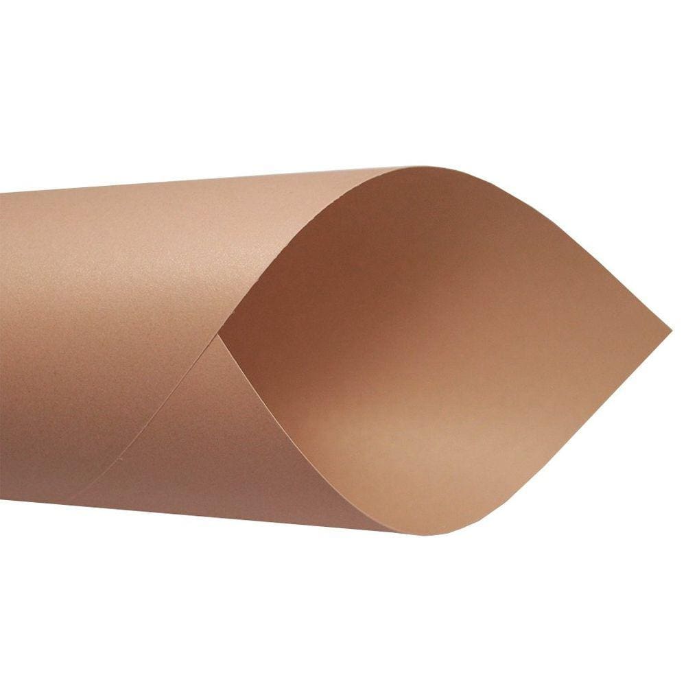 Papel Perolado 180g – Formato A4 Liso Nude - 10 folhas