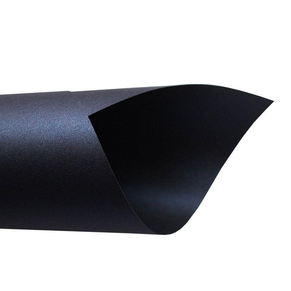 Papel Perolado 180g – Formato A4 Azul Noite - 20 folhas