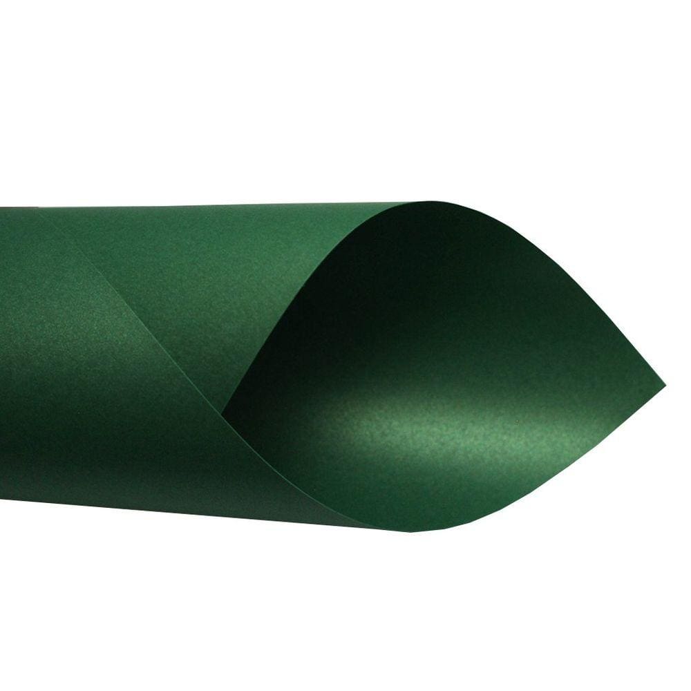Papel Perolado 180g – Formato A4 Verde Bandeira - 20 folhas