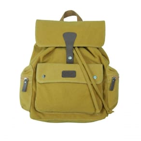 Mochila De Lona Unissex Pan Zup Mostarda