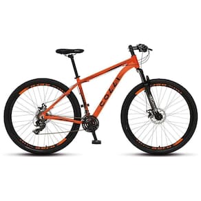 Bicicleta Colli Atalanta Aro 29 21 Marchas Laranja Neon