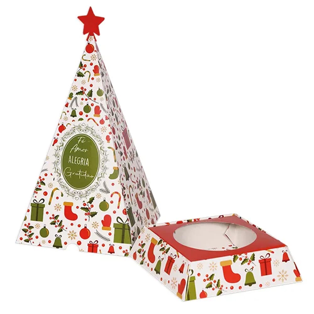 Caixa Arvore 100g Magia De Natal Decora Festas