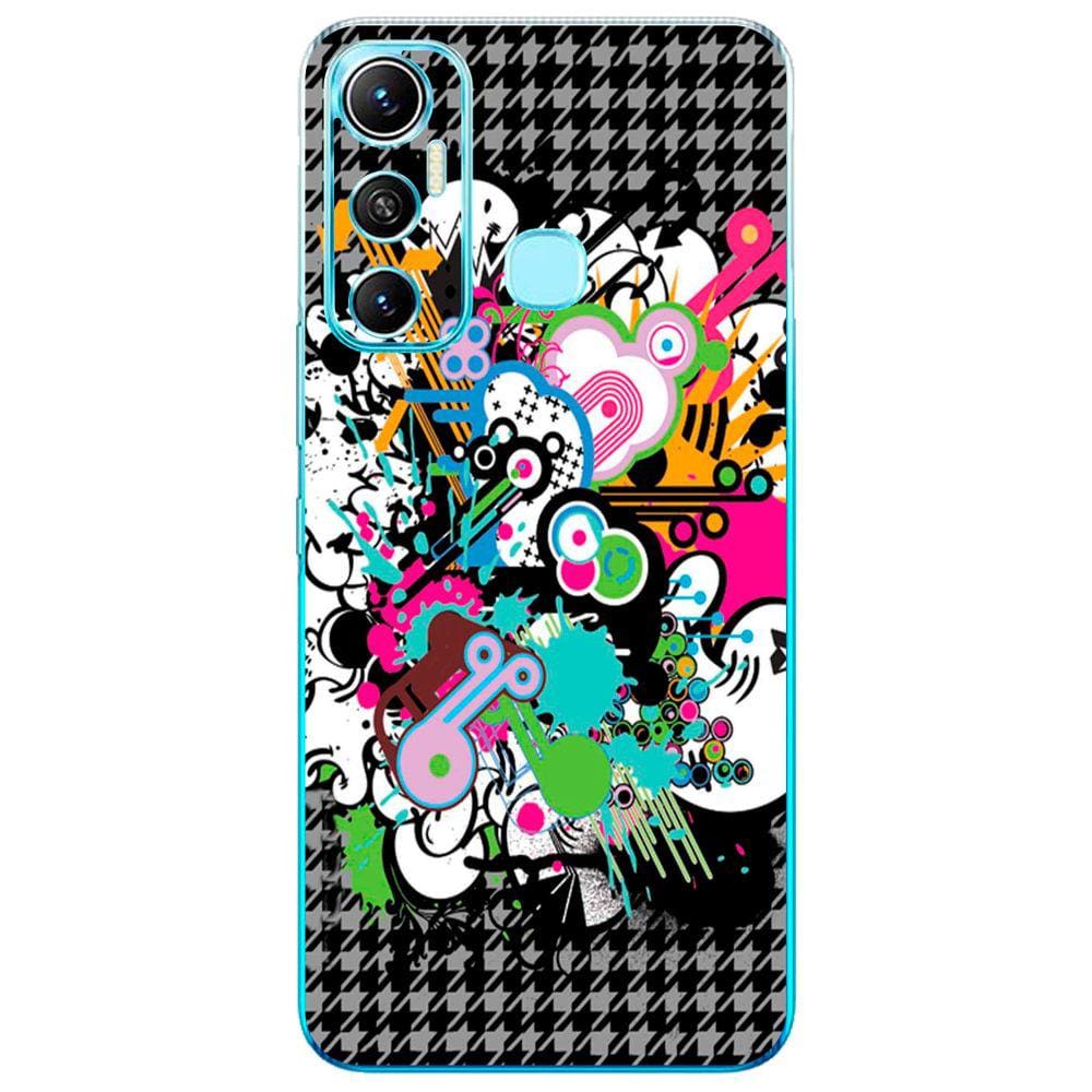 Capa Adesivo Skin022 Verso Para Infinix X689F Hot 11