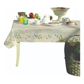 Toalha De Mesa Retangular Estampada 6 Lugares Salvia 140X210