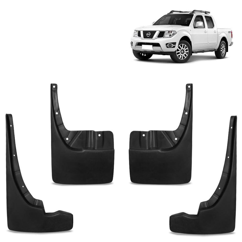 Kit Apara Barro Lameira Frontier 2008 a 2016 Injetado Flap 4 Peças