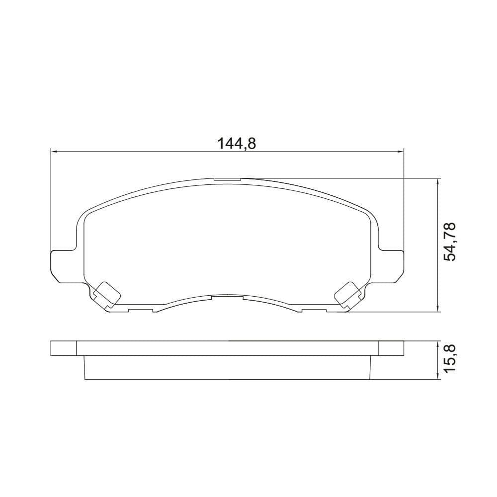 Pastilha Dianteira Cobreq Jeep Compass 2012-2019