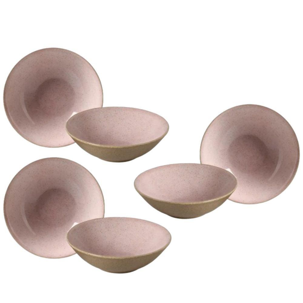 Jogo de 6 Bowls de Cerâmica Dominica 300ml - Alleanza