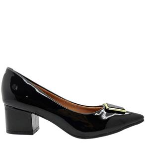 Sapato Feminino Casual Salto Bloco Médio Bico Fino Vizzano 1220.364
