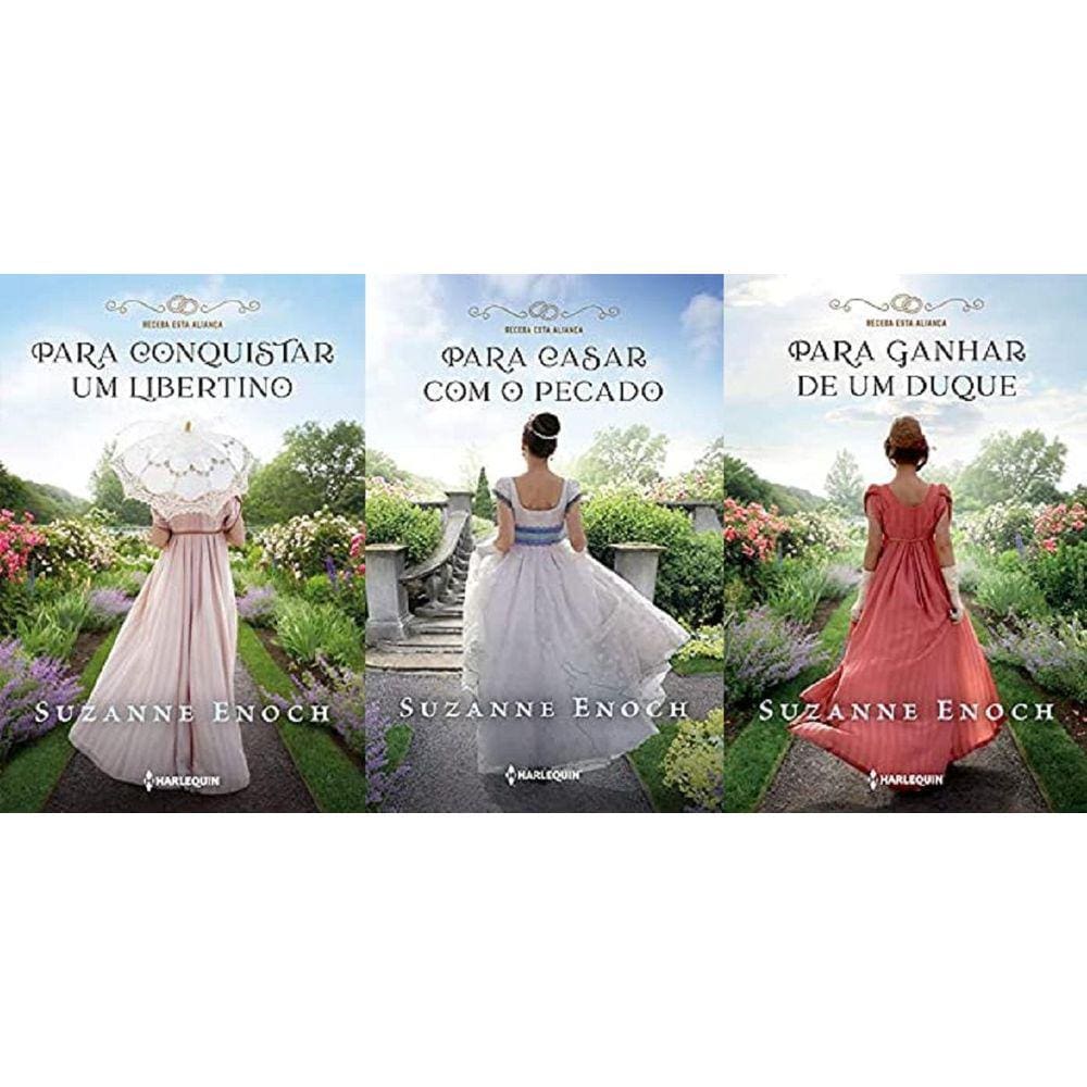 Kit 3 Livros Suzanne Enoch Receba Esta Aliança Livro