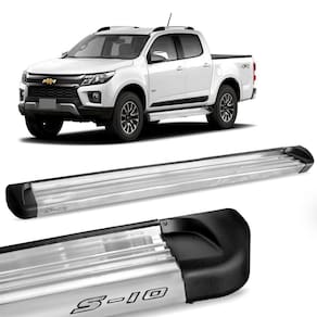 Estribo Lateral S10 2012 a 2021 Aluminio Polido Track