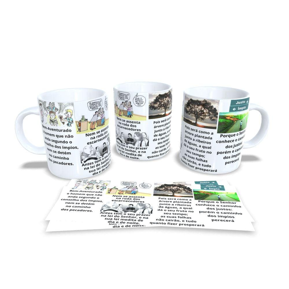 Canecas Personalizadas Coleção Salmos 1