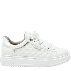 Tênis Feminino Casual Dia a Dia FlatForm Recorte Metalizado Via Marte 055-006