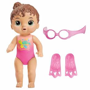 Boneca - Baby Alive - Bebê Piscina - Morena - Hasbro