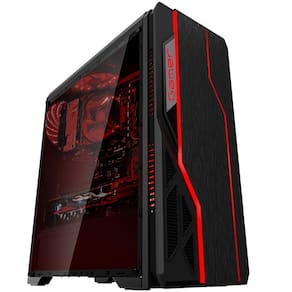 Gabinete Gamer BG-009 Preto Bluecase - Sem Fonte / Usb 3.0