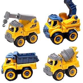 Kit 4 Carrinhos de Construção com Ferramentas CXL900-101A - Dorémi
