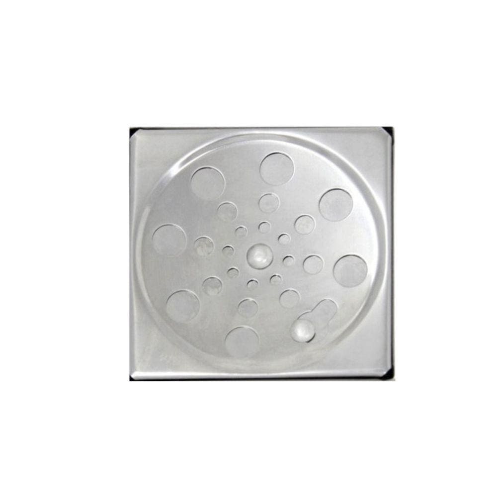 Ralo Grelha Sem Caixilho 10X10 Cm Quadrado Quintais Banheiro