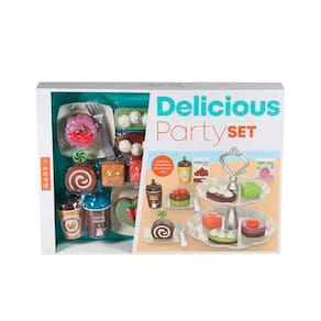 Comida de Brincar Kit de Sobremesas e Drinks LY8624 - Dorémi