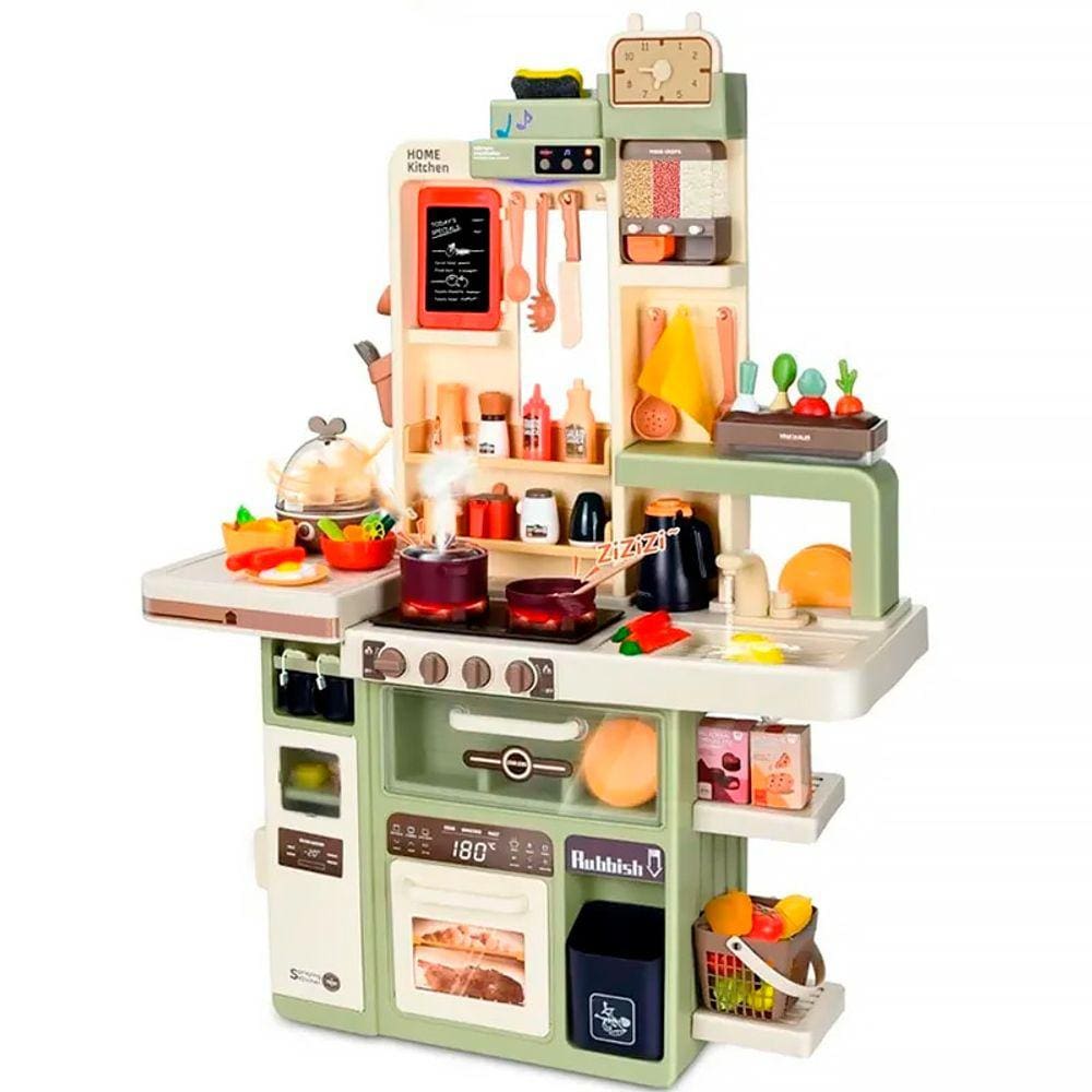Cozinha de Brinquedo Moderna 88 pçs com Luz Sons e Água 889-229 - Dorémi