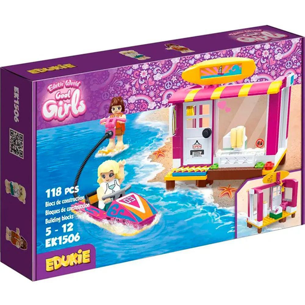 Blocos de Montar Garotas Divertidas Jet-Ski 118pcs EK1506 - Dorémi