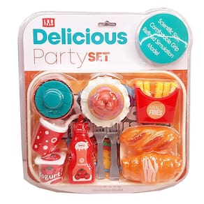 Comida de Brincar Kit de Cupcakes Croissant Batata Frita LY8703- Dorémi