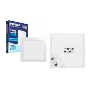 Painel Led Embutido 12W Quadrado Fortled 30