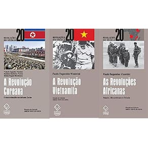 Kit 3 Livros Paulo Fagundes Visentini Revolução Coreana +
