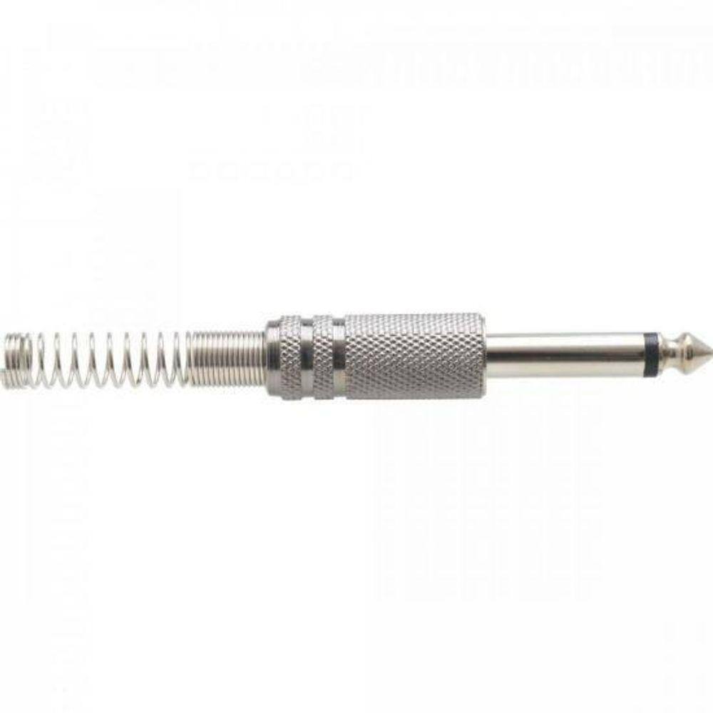 Plug P10 Mono Metal Com Mola Storm - Pct / 50