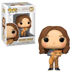 Boneco Funko Pop Harry Potter Hermione With Crookshanks